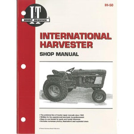 NEW Shop Manual IT For INTERNATIONAL HARVESTER MODELS INT'L Fits Cub 154 LO-